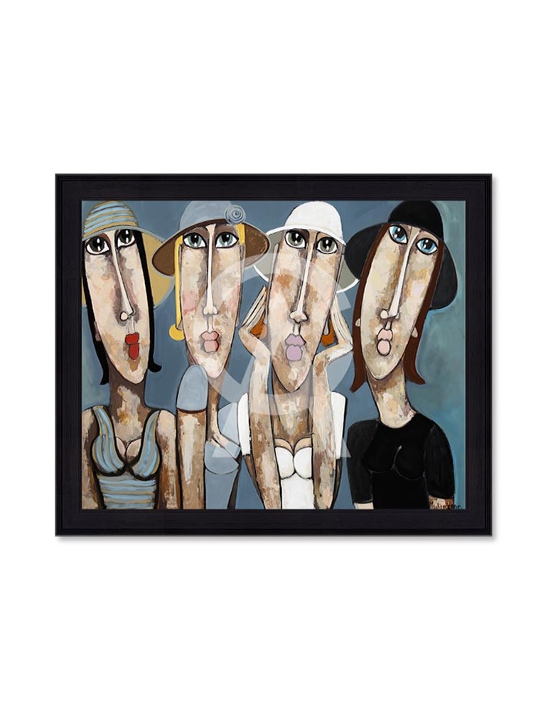 Les filles aux chapeaux bleus – Martine Gonnin