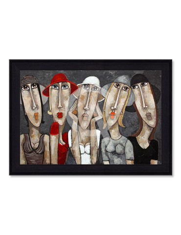 Les filles aux chapeaux – Martine Gonnin