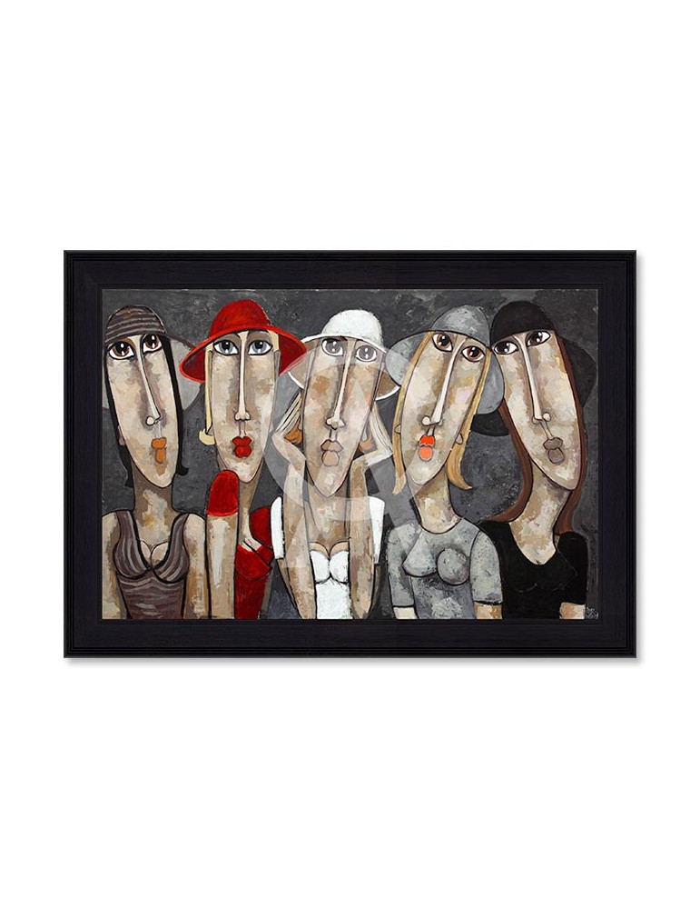 Les filles aux chapeaux – Martine Gonnin