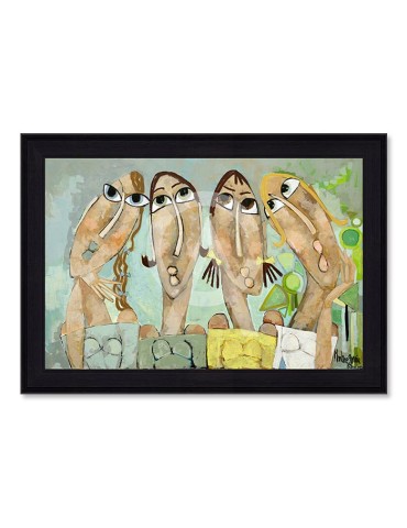 Les filles en prairie - Martine Gonnin