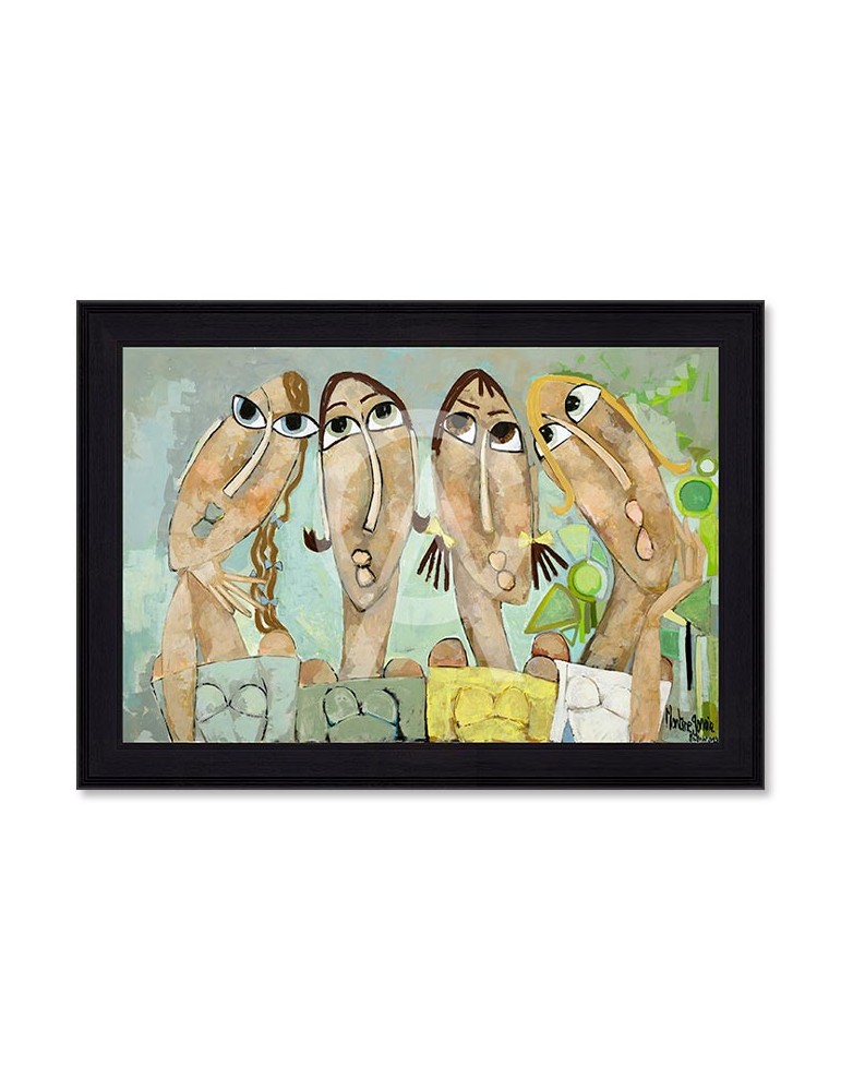 Les filles en prairie - Martine Gonnin