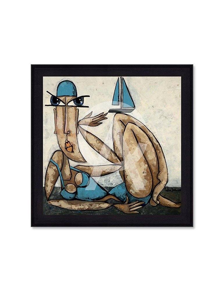 ZE Baigneuse Bleue – Martine Gonnin