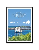 Ile de Chausey – Poster affiche – image encadrée