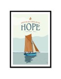 Hope - Saint Gilles Croix de vie – Poster affiche – image encadrée