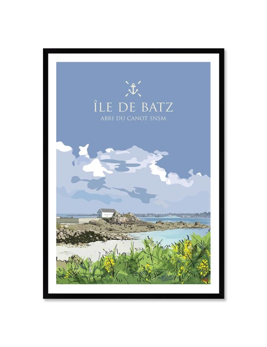 Ile de Batz – Poster affiche – image encadrée Ile de Batz – Poster affiche – image encadrée