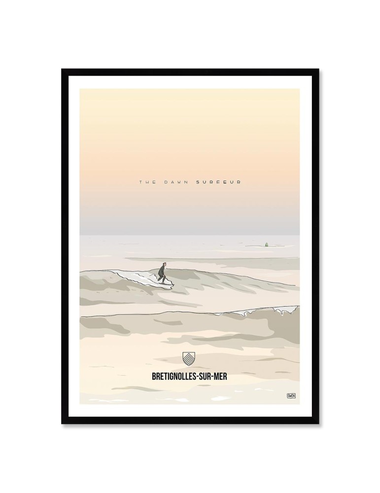 Bretignolles-sur-Mer – Poster affiche – image encadrée