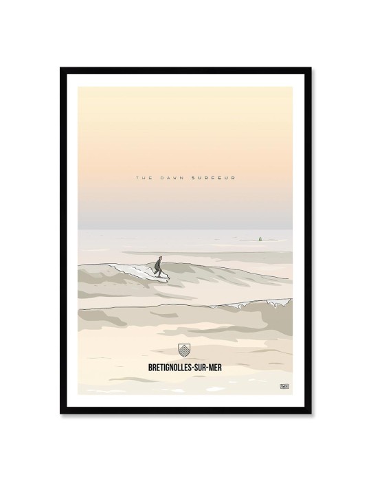 Bretignolles-sur-Mer – Poster affiche – image encadrée