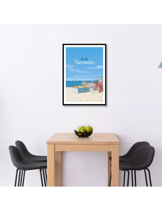 Ile de Noirmoutier – Poster affiche – image encadrée