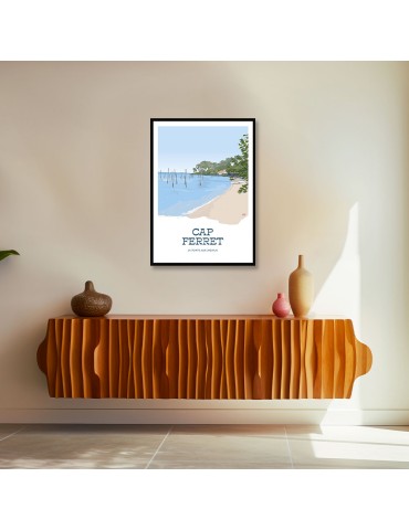 Cap Ferret – Poster affiche – image encadrée 2