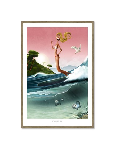 Surflaria – Oxea – image encadrée