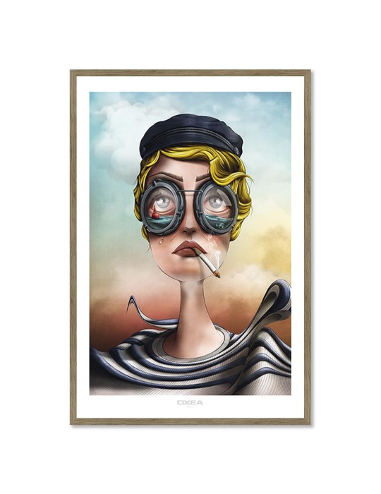 Itsasoko Neska – Oxea – image encadrée