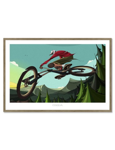 Mendiko Bizikleta – Oxea – image encadrée