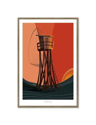 Arrantzale Etxola – Oxea – image encadrée