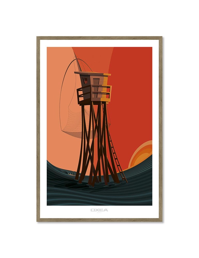 Arrantzale Etxola – Oxea – image encadrée