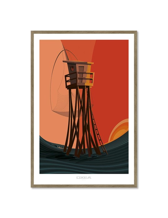 Arrantzale Etxola – Oxea – image encadrée