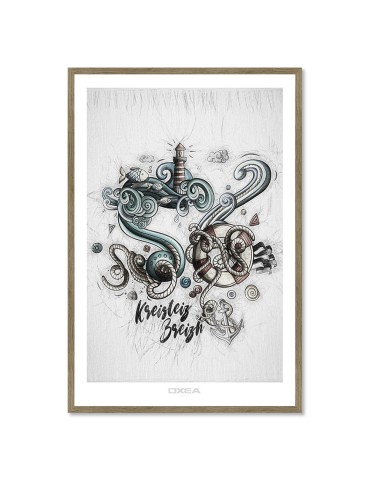 Berrogeita Hamar Sei – Oxea – image encadrée