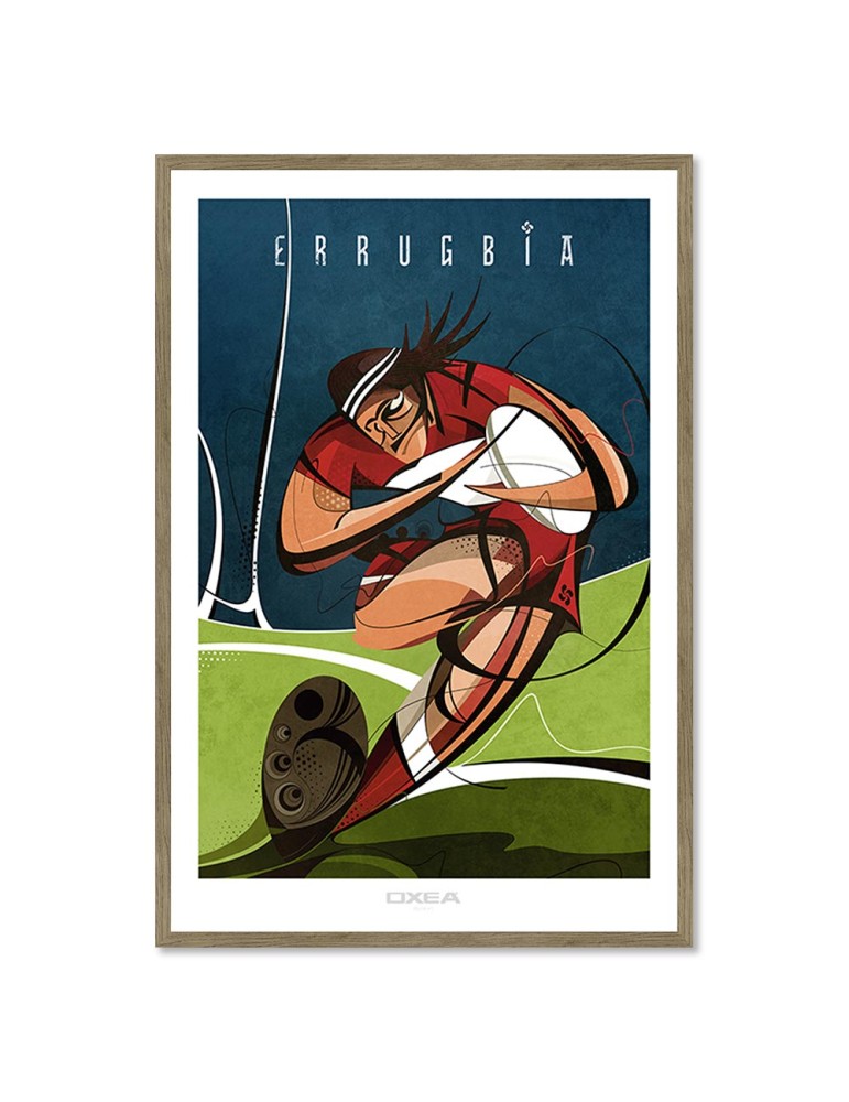 Errugbia Biarritz – Oxea – image encadrée