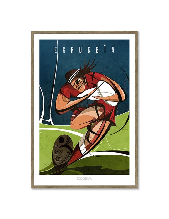 Errugbia Biarritz – Oxea – image encadrée