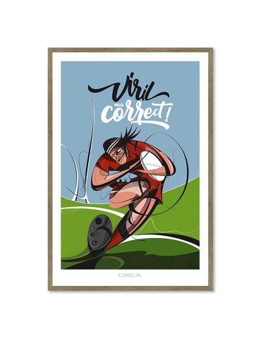 Errugbia Toulosa – Oxea – image encadrée