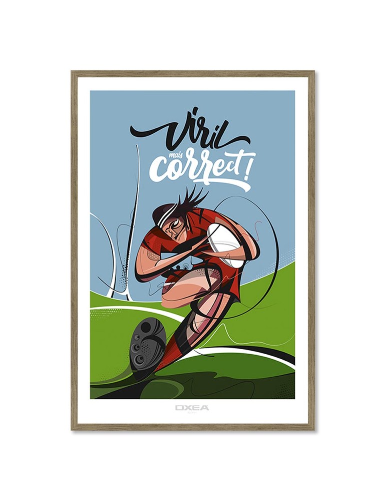 Errugbia Toulosa – Oxea – image encadrée