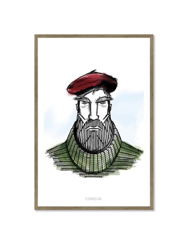 Euskaldun – Oxea – image encadrée