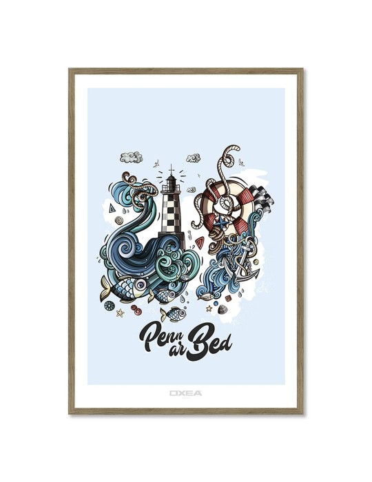 Hogeita Bederatzi – Oxea – image encadrée