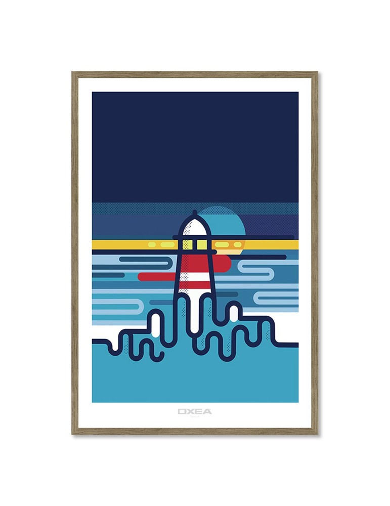 Itsasargi Pop – Oxea – image encadrée