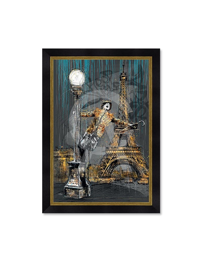 L'homme, le lampadaire et la Tour Eiffel – Romaric