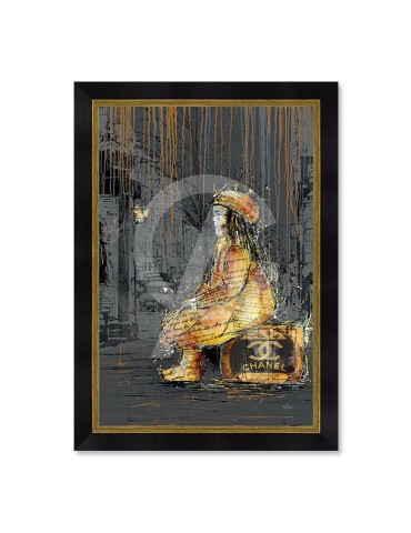 La petite fille sur la valise – Romaric