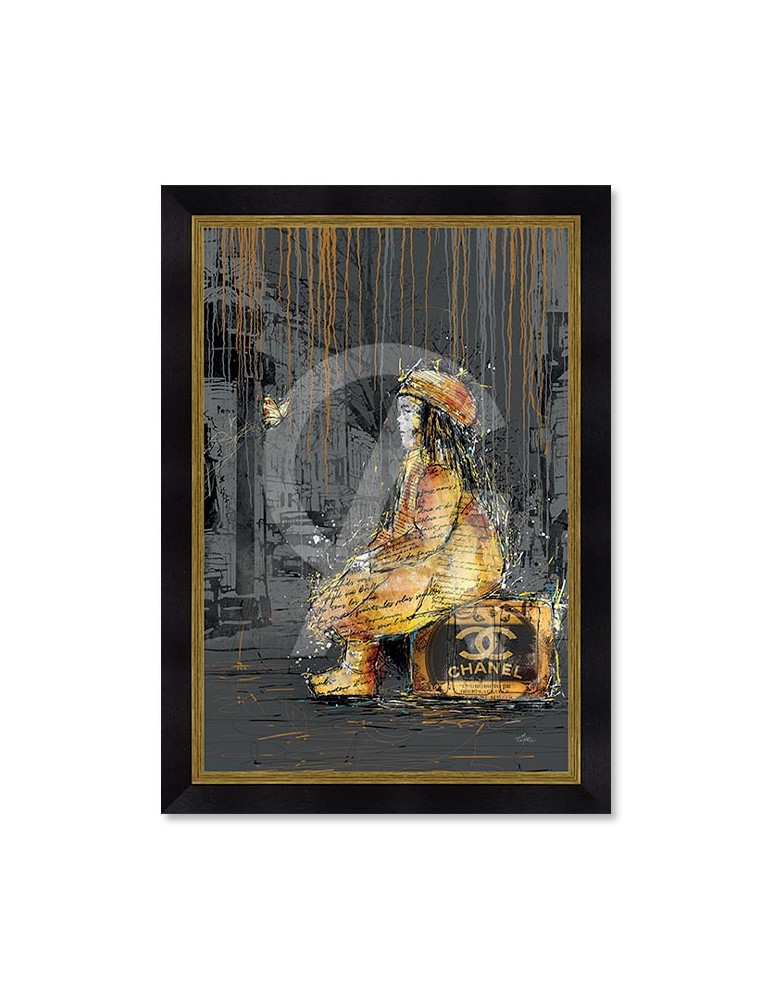 La petite fille sur la valise – Romaric