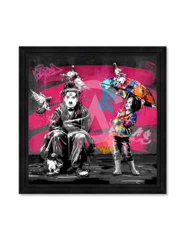 Charlie Chaplin et les pigeons – Romaric