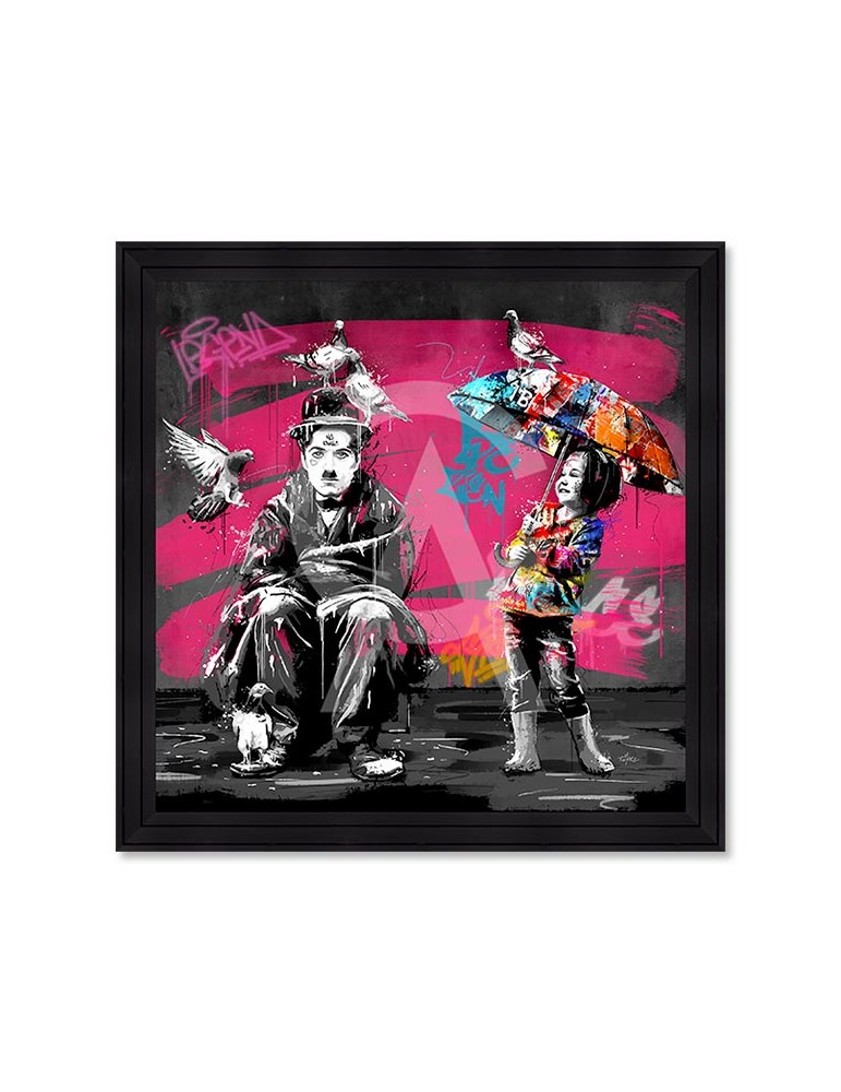 Charlie Chaplin et les pigeons – Romaric