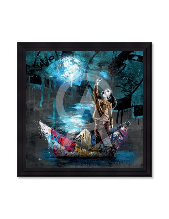 Fille bateau papier – Romaric