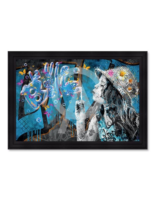 La petite fille et les bulles – Romaric