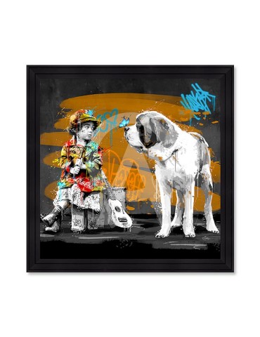 La petite fille, le chien et le papillon – Romaric