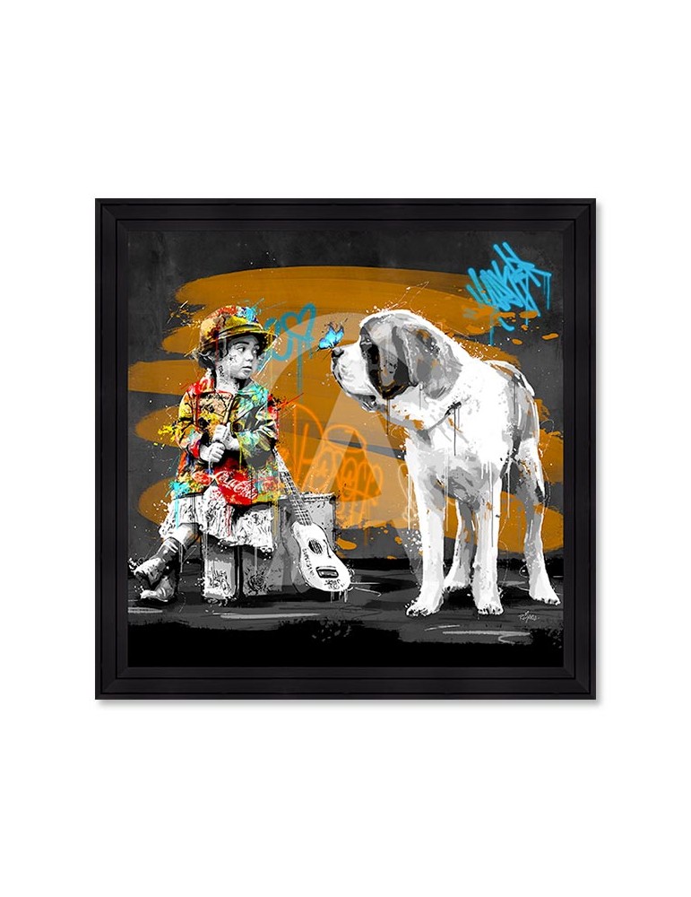 La petite fille, le chien et le papillon – Romaric