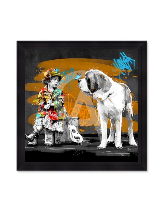 La petite fille, le chien et le papillon – Romaric