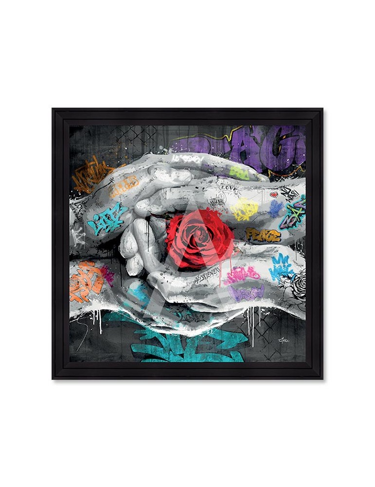 Les mains et la rose – Romaric