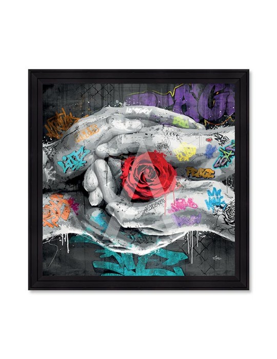 Les mains et la rose – Romaric