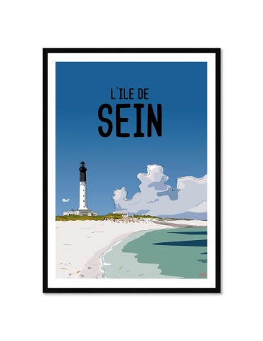 Ile de Sein – Poster affiche – image encadrée