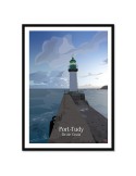 Ile de Groix - Port Tudy – Poster affiche – image encadrée