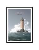 Le Phare du Four - Mer d'Iroise – Poster affiche – image encadrée