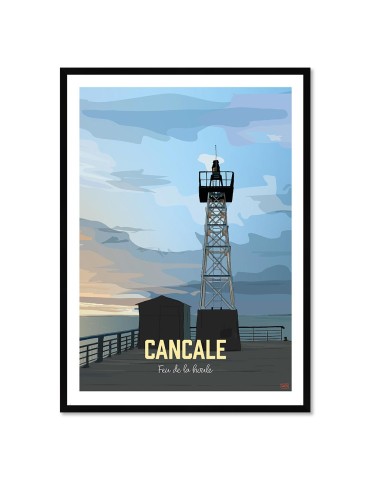 Cancale - Feu de la houle – Poster affiche – image encadrée