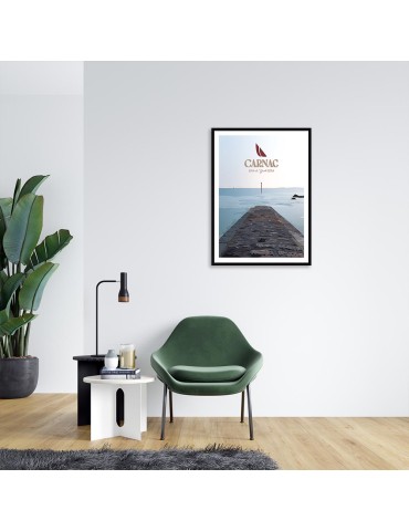 Carnac - Cale du Yacht Club – Poster affiche – image encadrée 2