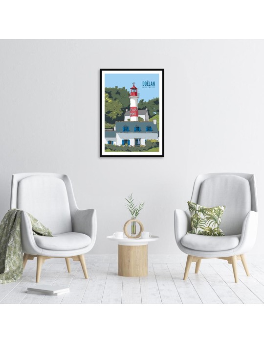 Doëlan – Poster affiche – image encadrée
