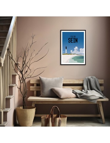 Ile de Sein – Poster affiche – image encadrée 2