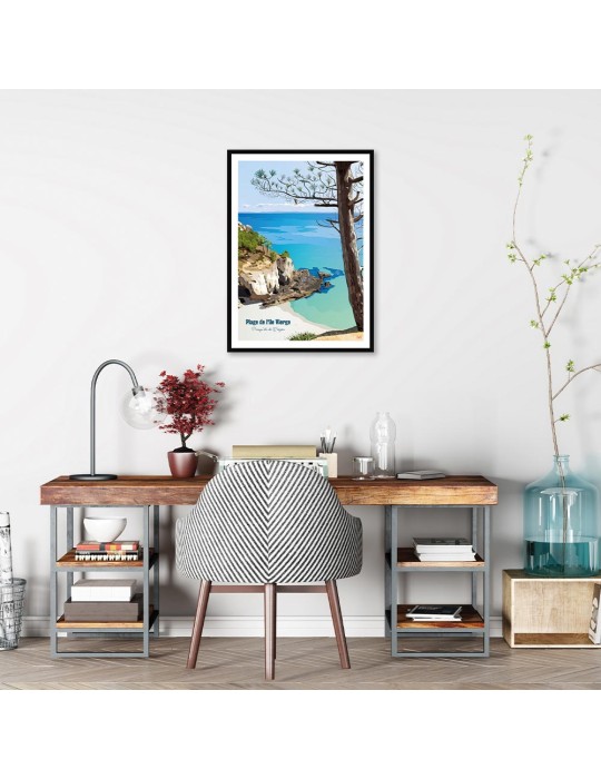 Ile Vierge - Crozon – Poster affiche – image encadrée