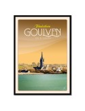 La Baie de Goulven - Poster affiche – image encadrée