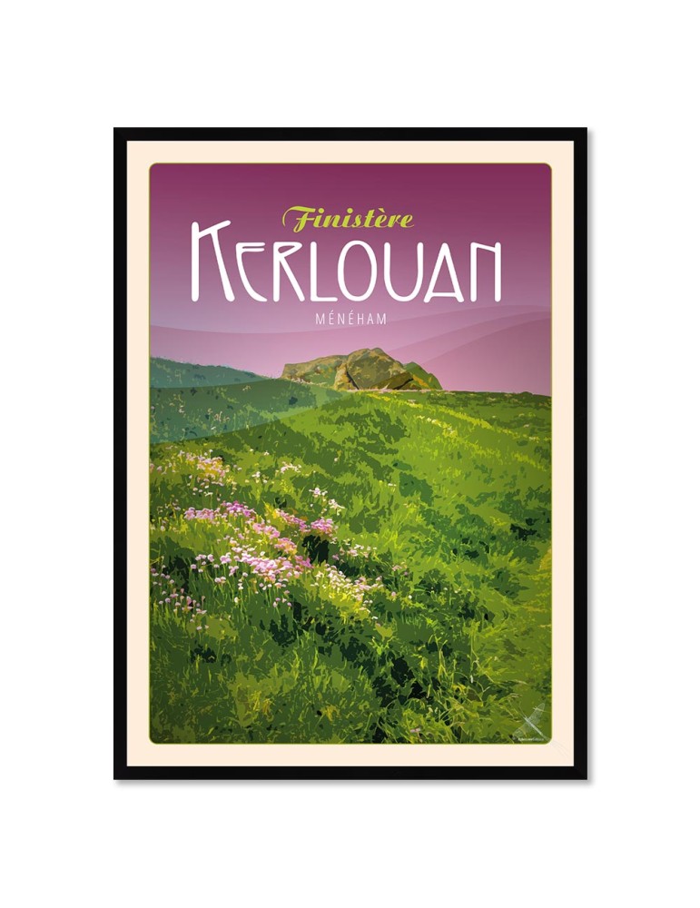 Kerlouan - Ménéham - Poster affiche – image encadrée