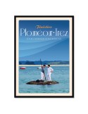 Plonéour-Trez Fête des Goémoniers - Poster affiche – image encadrée